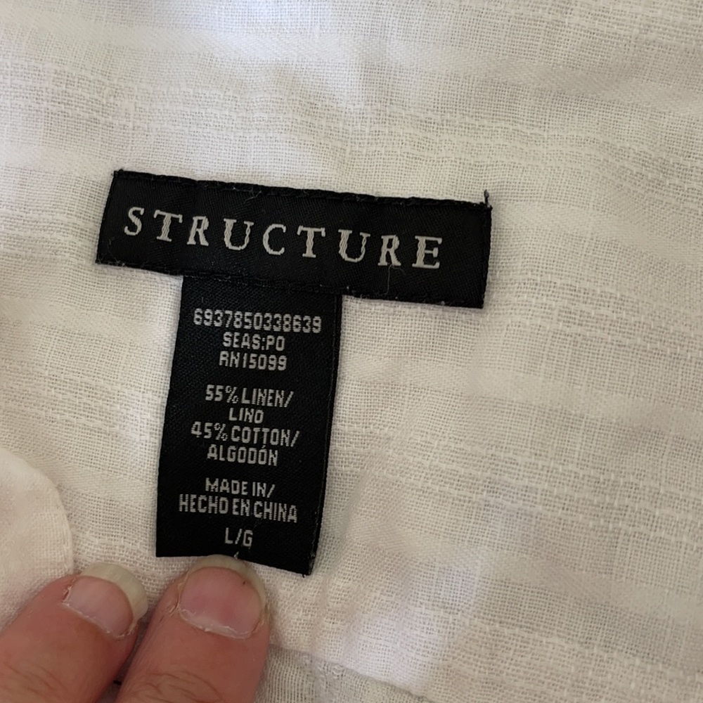 Structure Long Sleeve Open V-Collar Tunic - Picture 11 of 11